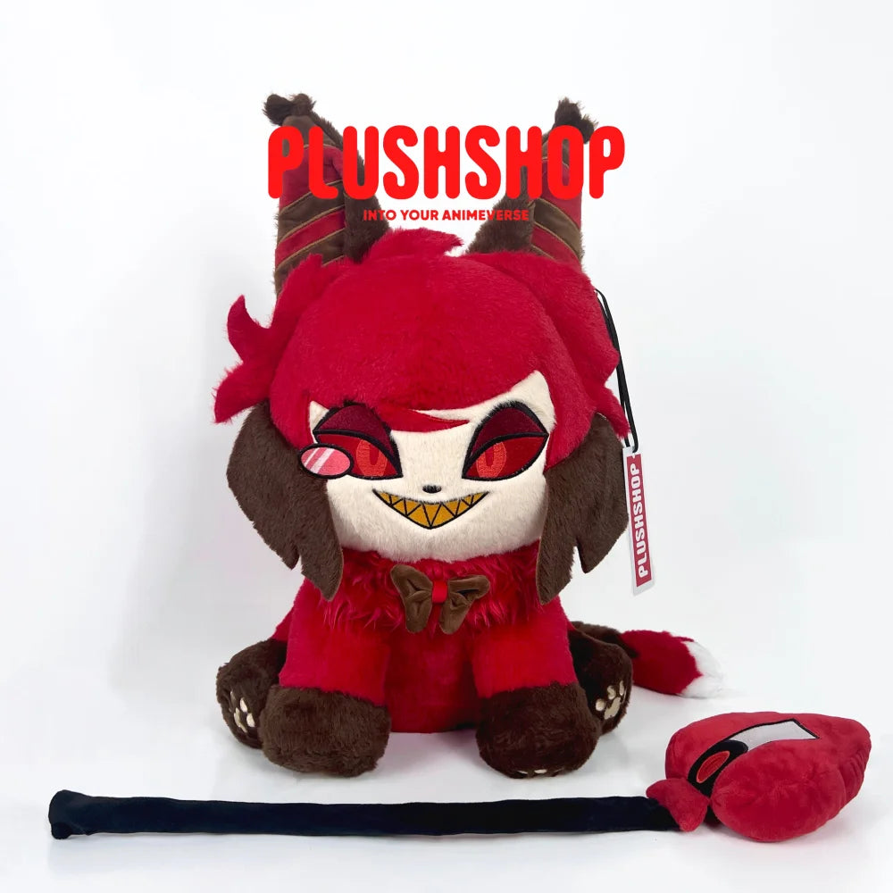 「Debut Sale」45Cm Alastor Meow Hazbin Hotel 45Cm Meow(Pre-Order) 玩偶