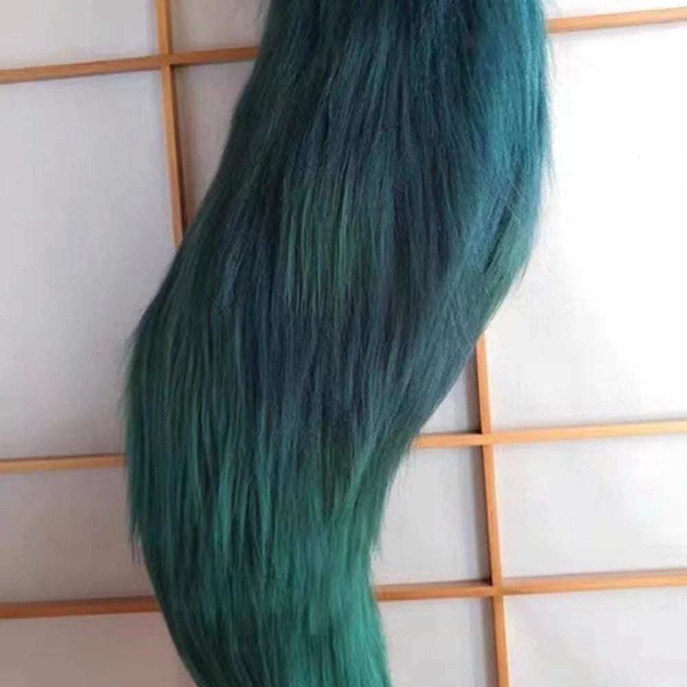 Genshin Impact Tighnari Cosplay Costume Full Set Wig Tail Only / S