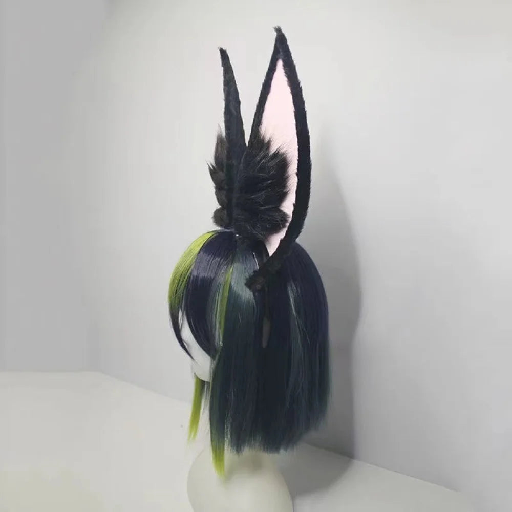 Genshin Impact Tighnari Cosplay Wig And Furry Ears