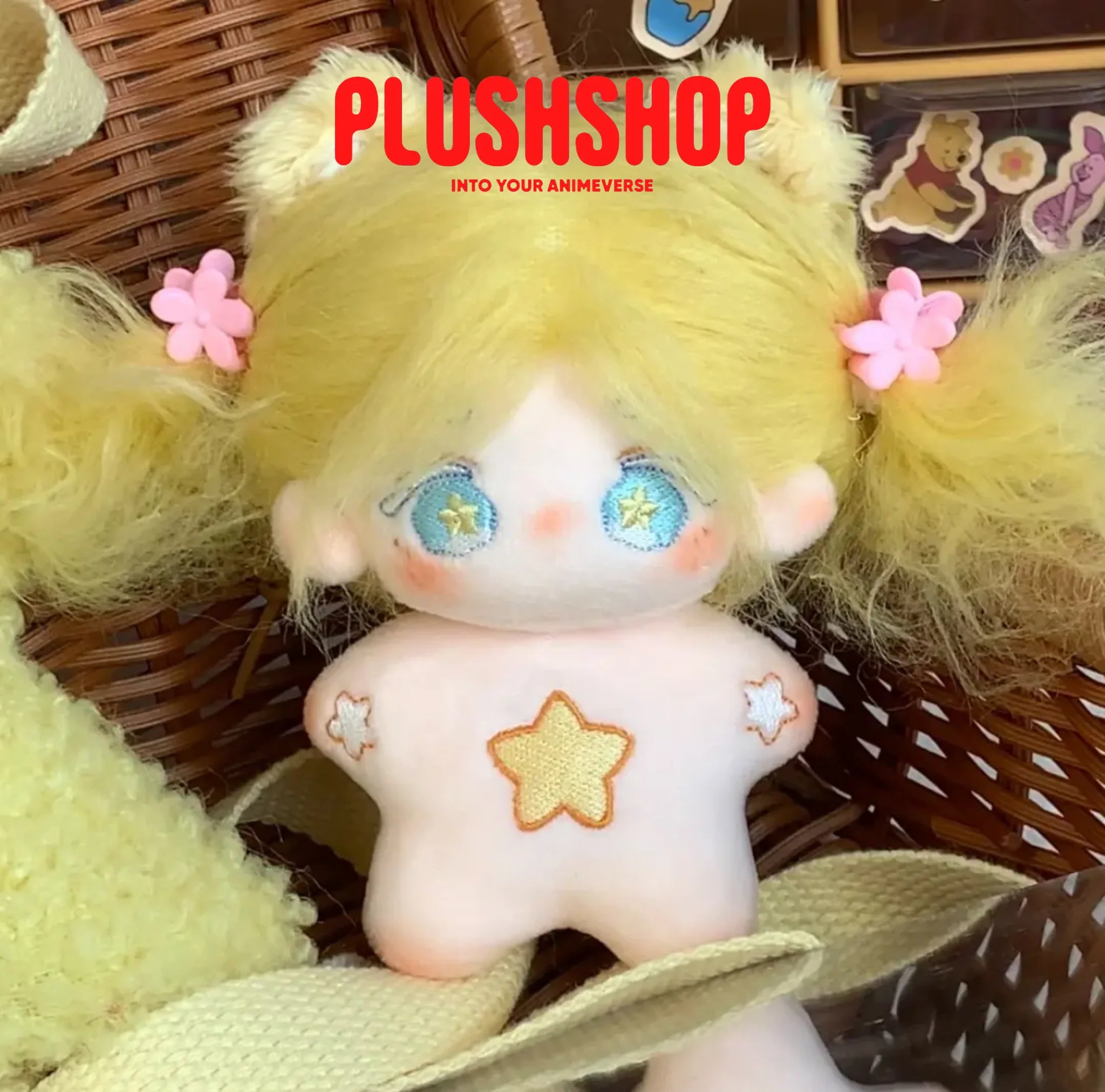 10Cm Starfish Plushies Cotton Doll Cute Toys Yellow Star-Girl