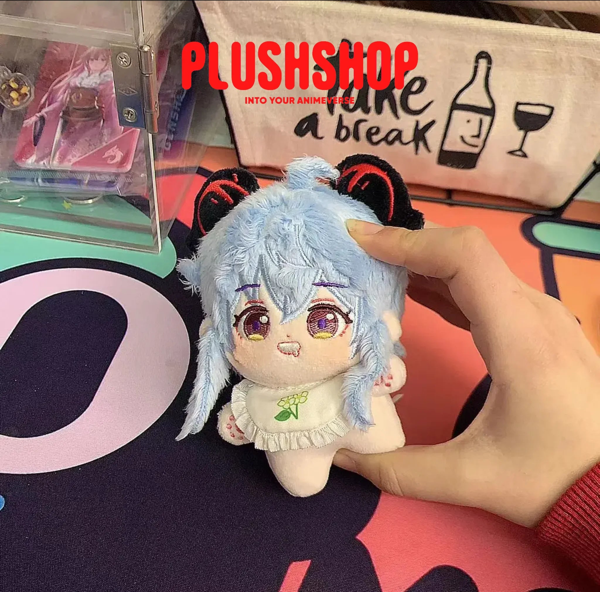 10Cm Starfish Plushies Genshin Impact Ganyu Cotton Doll Cute Toys