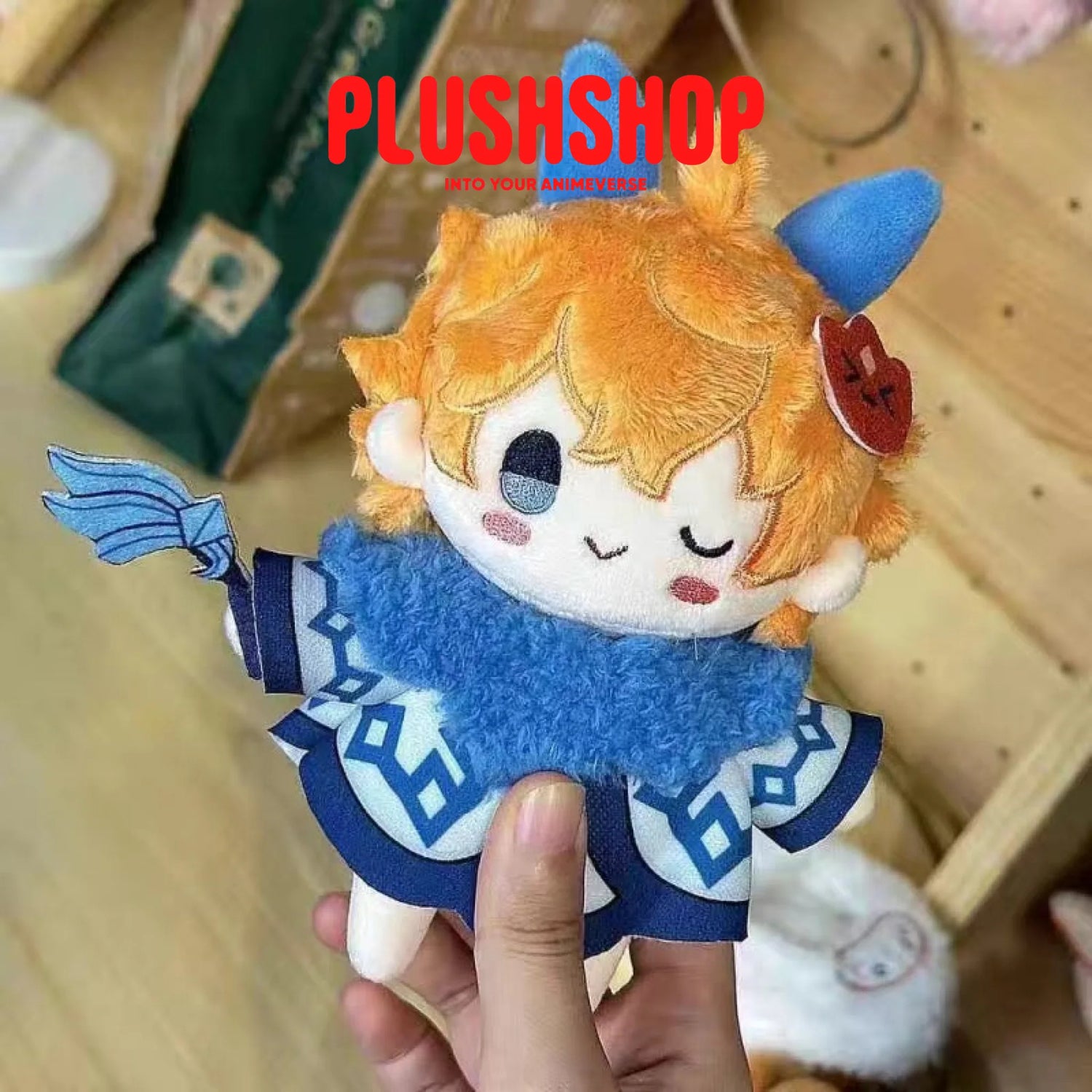 12Cm Genshin Impact Characters Abyss Mage Cute Plush Keychainpre-Order Ship Within 30 Days)