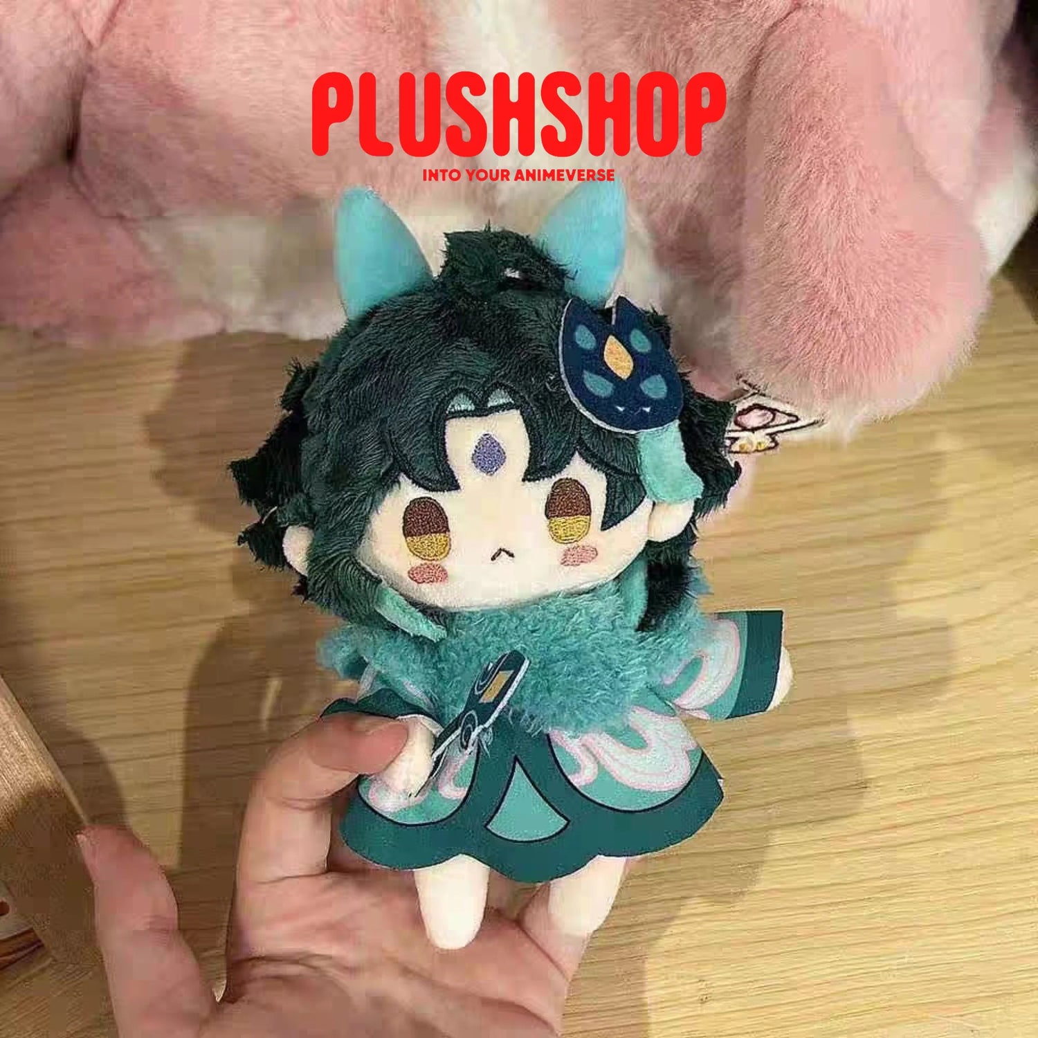 12Cm Genshin Impact Characters Abyss Mage Cute Plush Keychainpre-Order Ship Within 30 Days)