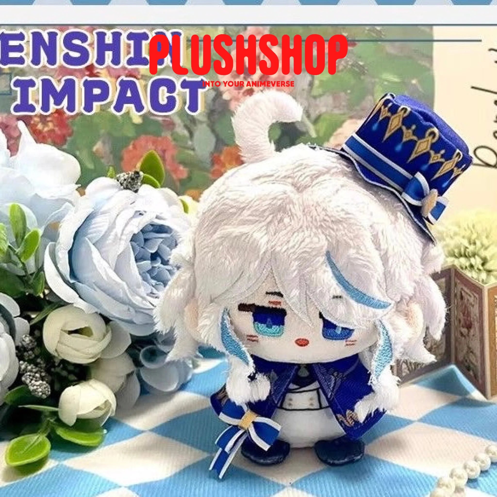 12Cm Genshin Impcat Fontaine Characters Navia Neuvillette Furina Clorinde Wriothesley Cute Plush