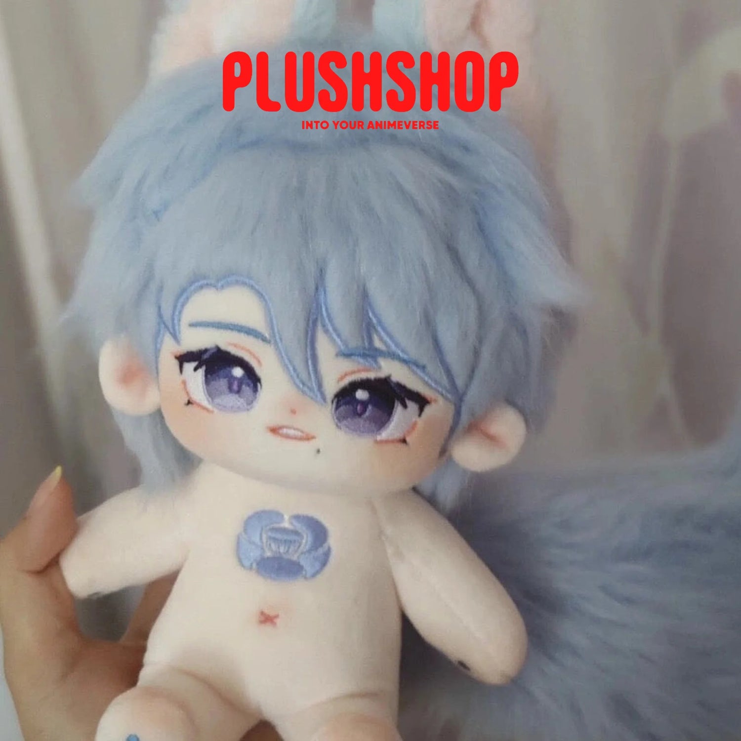 20Cm Ayato Plushie Outfit Changeable Genshin Naked Doll With Bones 玩偶