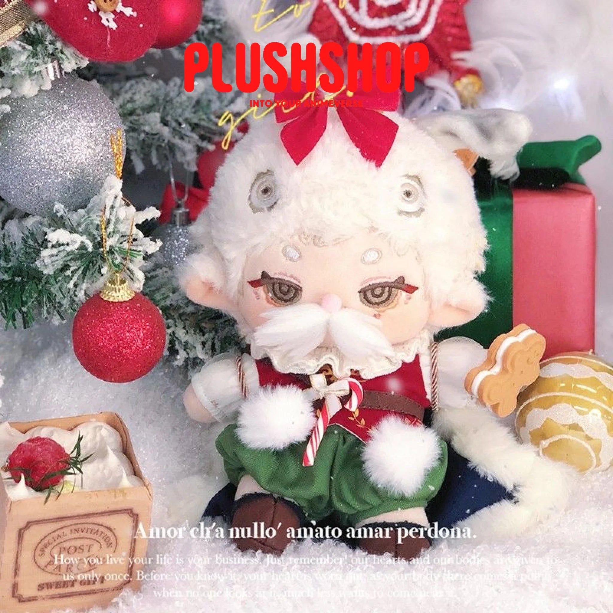 20Cm Cotton Doll Plush Christmas Theme Clothes Cute Outfit For Dolls(Outfit Only) 娃衣