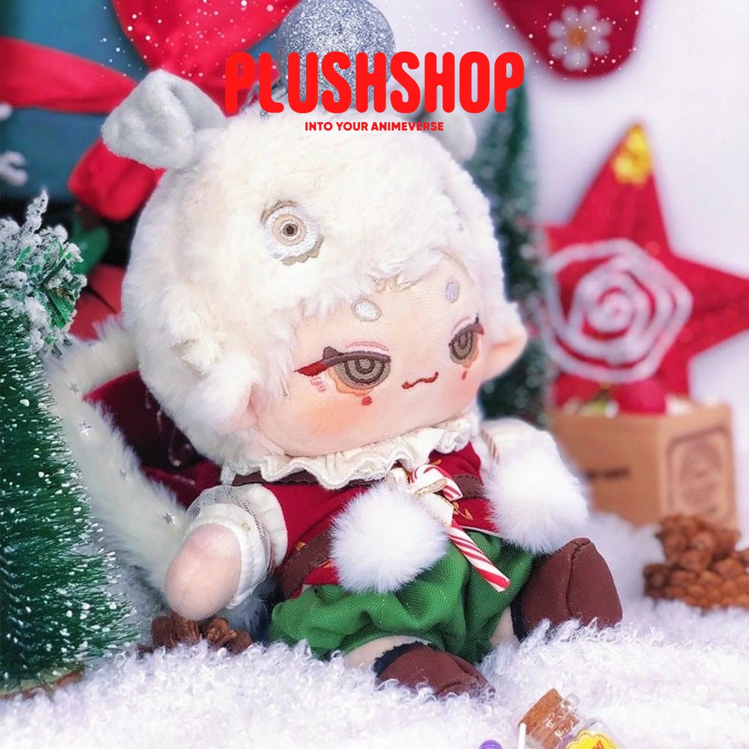 20Cm Cotton Doll Plush Christmas Theme Clothes Cute Outfit For Dolls(Outfit Only) 娃衣