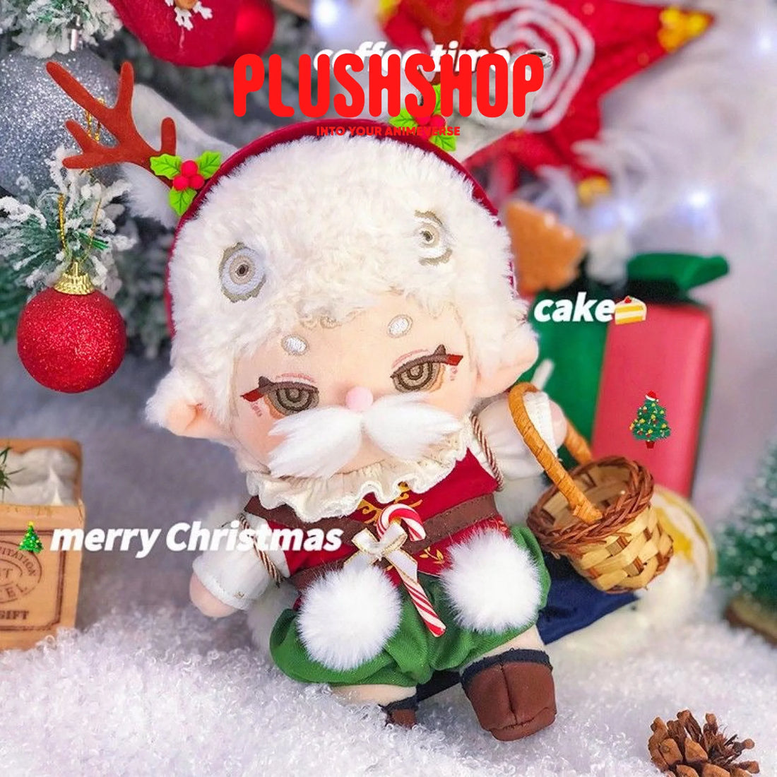 20Cm Cotton Doll Plush Christmas Theme Clothes Cute Outfit For Dolls(Outfit Only) 娃衣