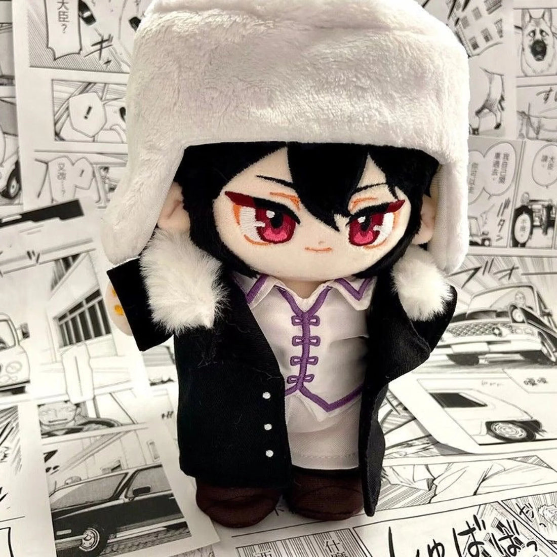 20Cm Bungo Stray Dogs Fyodor Dostoyevsky Stuffed Plushie Outfit Changeable