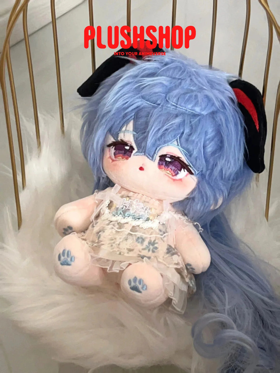 20Cm Genshin Ganyu Cotton Doll Plushie Dollpre-Order