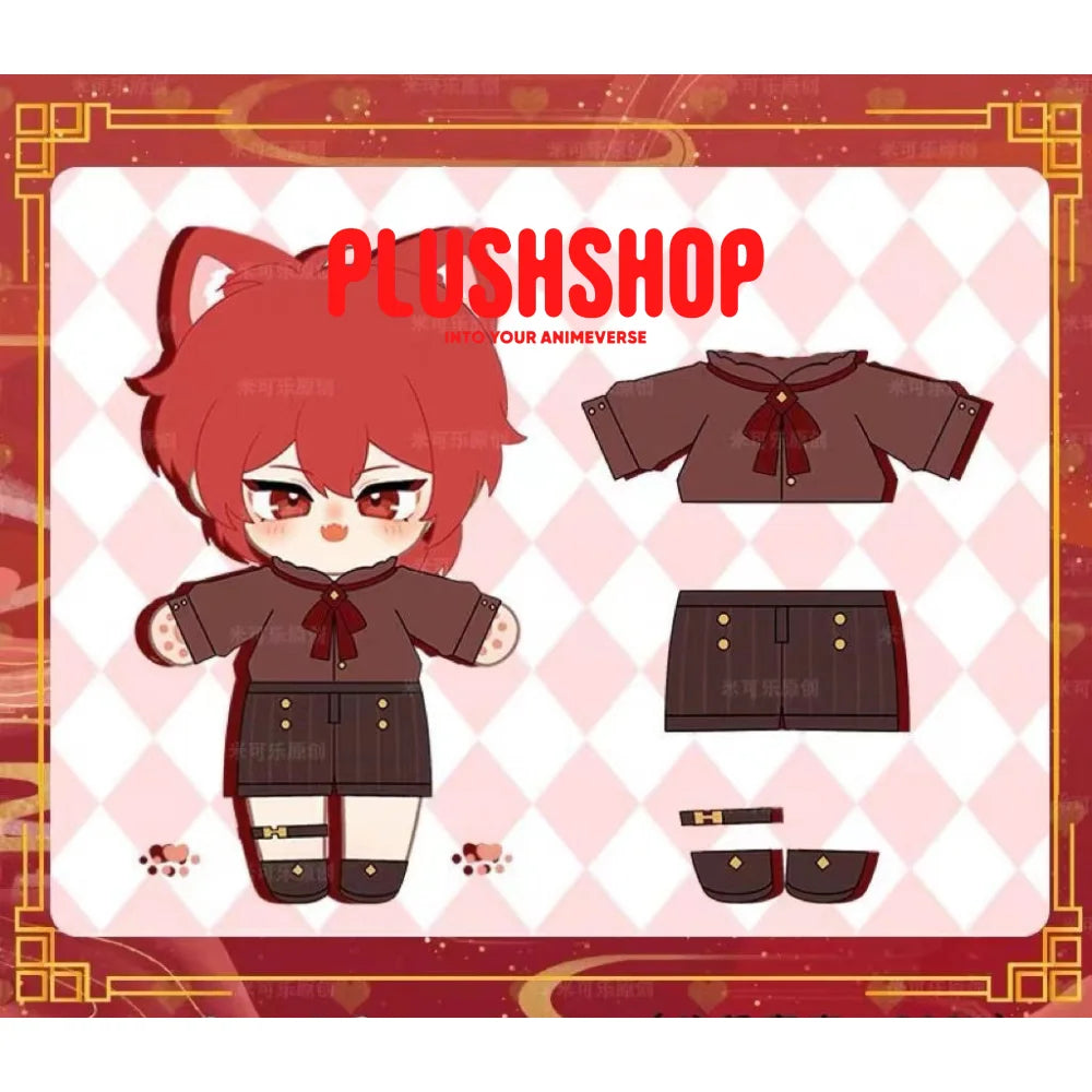20Cm Genshin Impact Diluc Cotton Doll Plushie