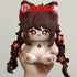 20Cm Genshin Impact Hutao Plush Cute Doll Outfit Changeable Naked Doll / With Bones