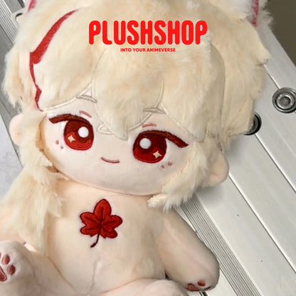 20Cm Genshin Impact Kazuha Plush Cute Doll Outfit Changeable Naked Doll With Bones 玩偶
