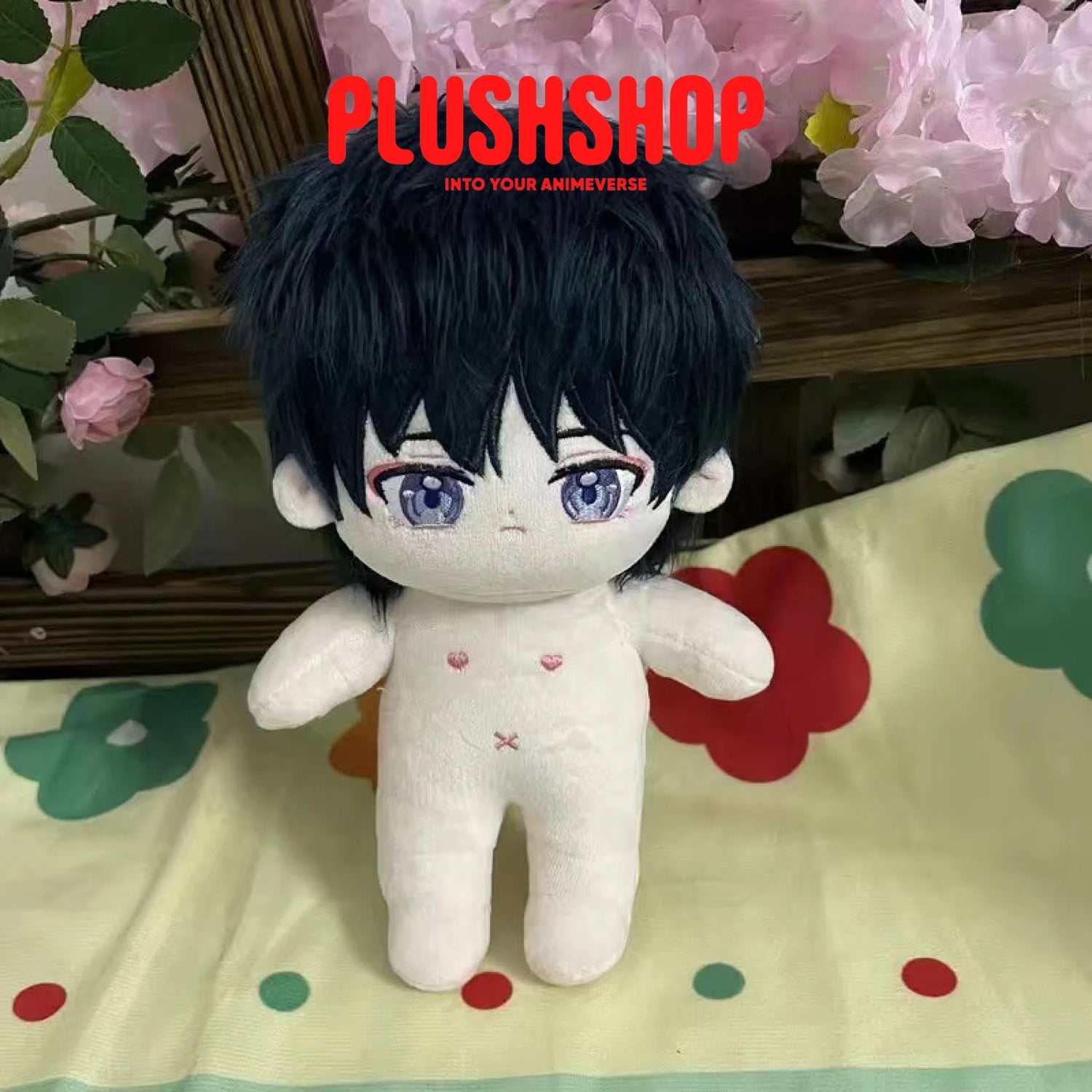 20Cm Genshin Impact Scaramouche Cotton Doll Plushie Naked Doll Without Clothes