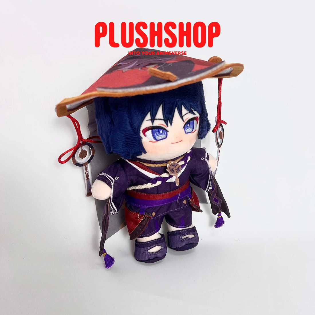 20Cm Genshin Impact Scaramouche Plush Cute Doll Outfit Changeable