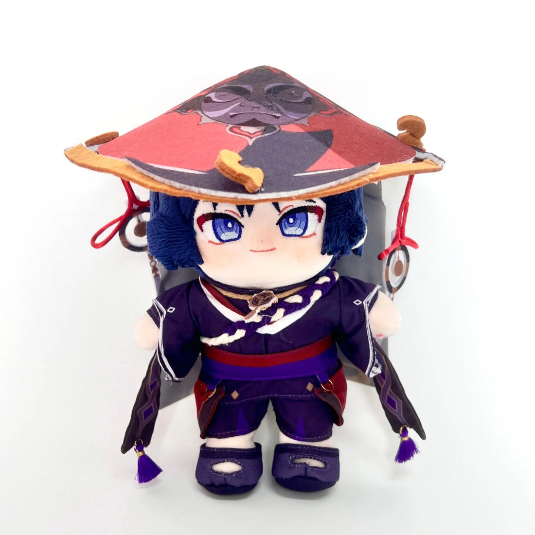 20Cm Genshin Impact Scaramouche Plush Cute Doll Outfit Changeable Naked Doll + Outfit