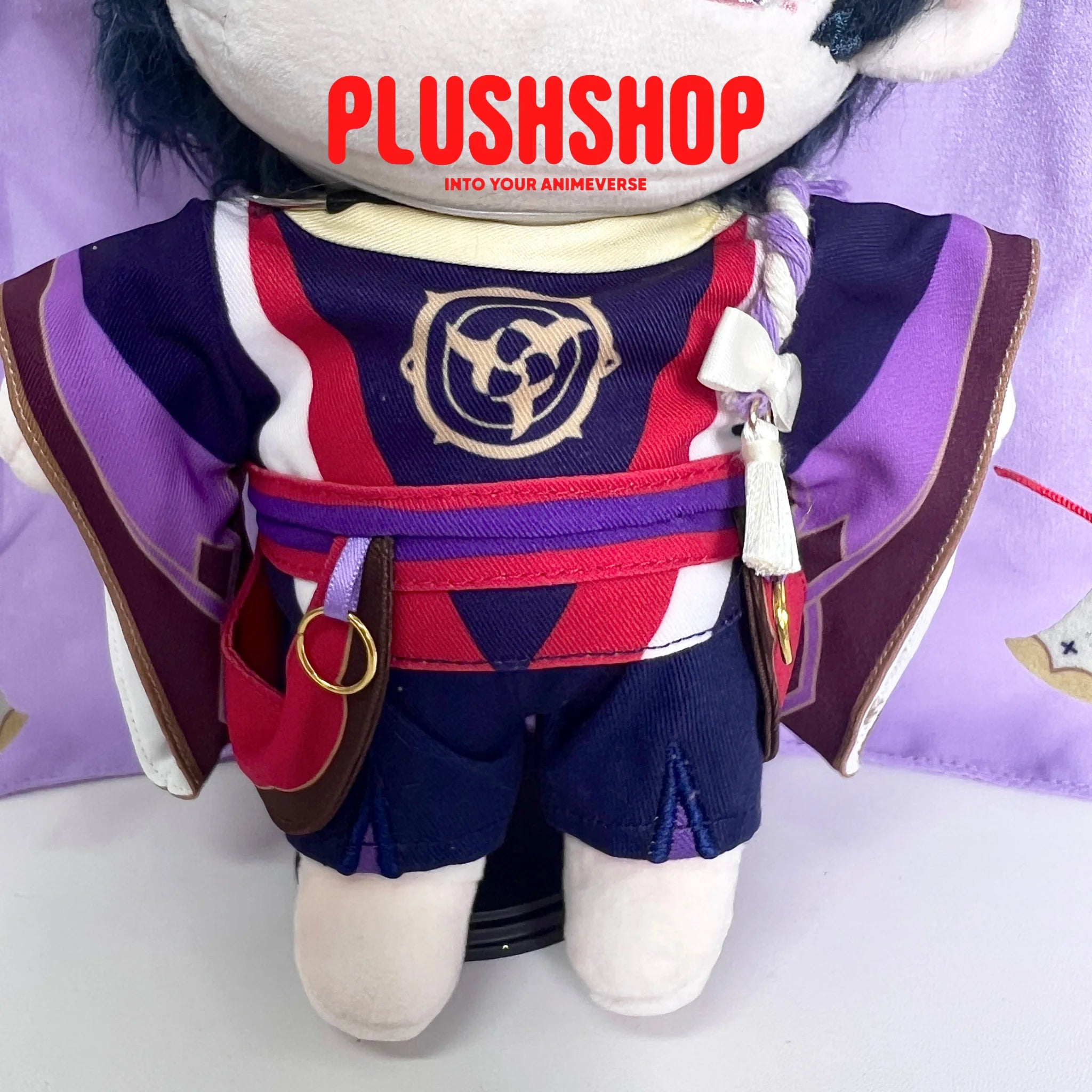 20Cm Genshin Impact Scaramouche Plush Cute Doll Outfit Changeable 玩偶