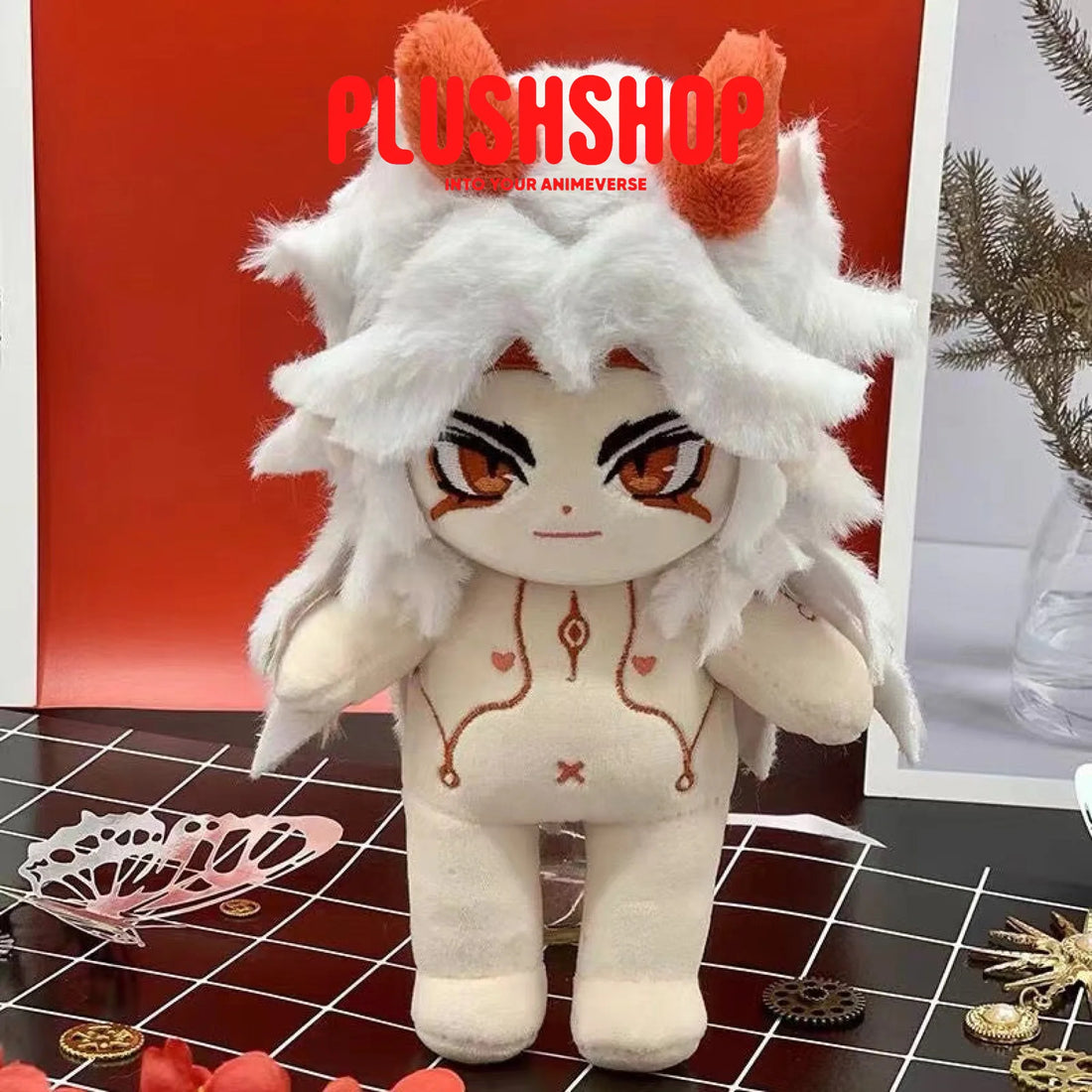 20Cm Genshin Itto Stuffed Plushie Doll Outfit Changeable
