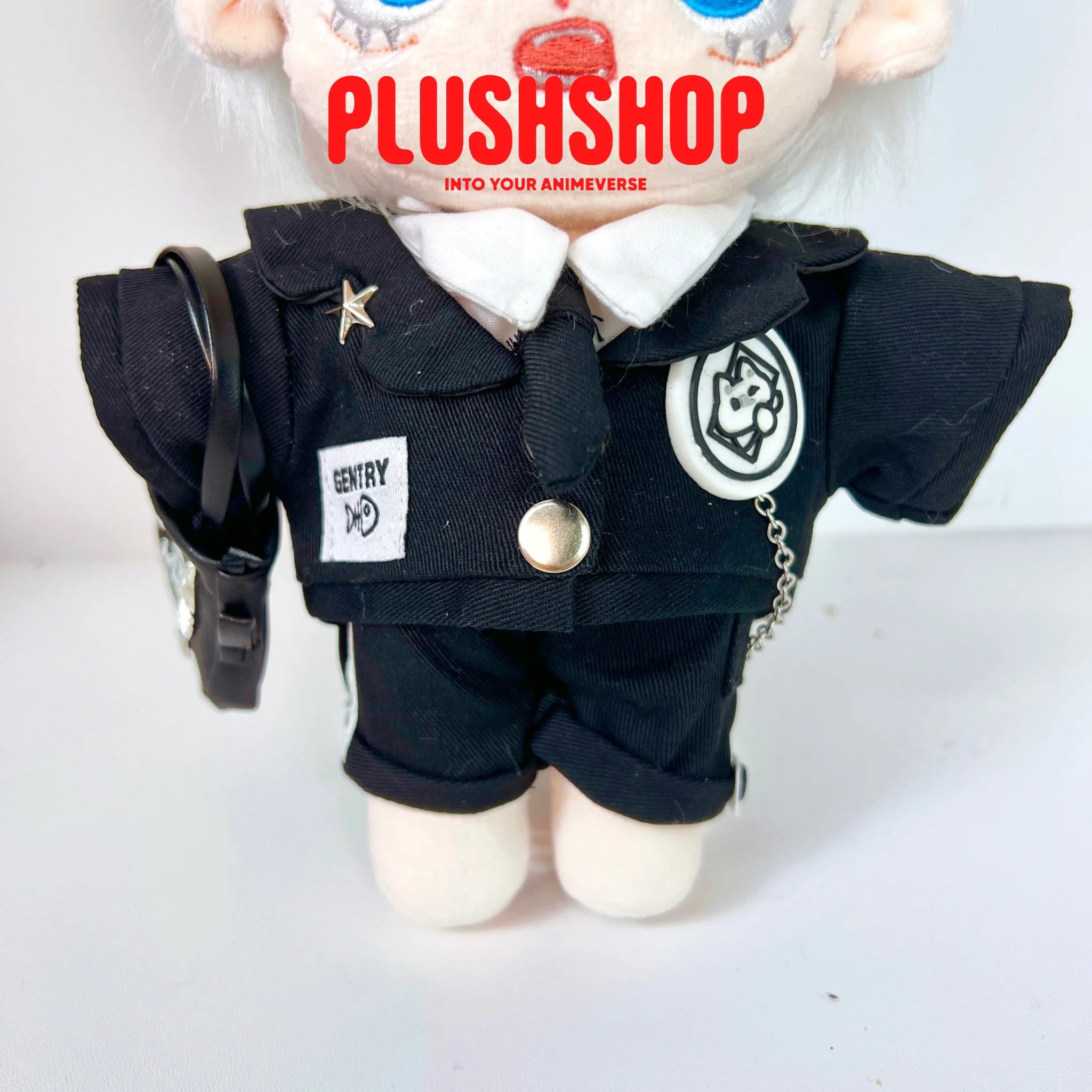 20Cm Jujutsu Kaisen Gojo Satoru Cotton Doll Stuffed Plushie Outfit Changeable Only Outfit 玩偶