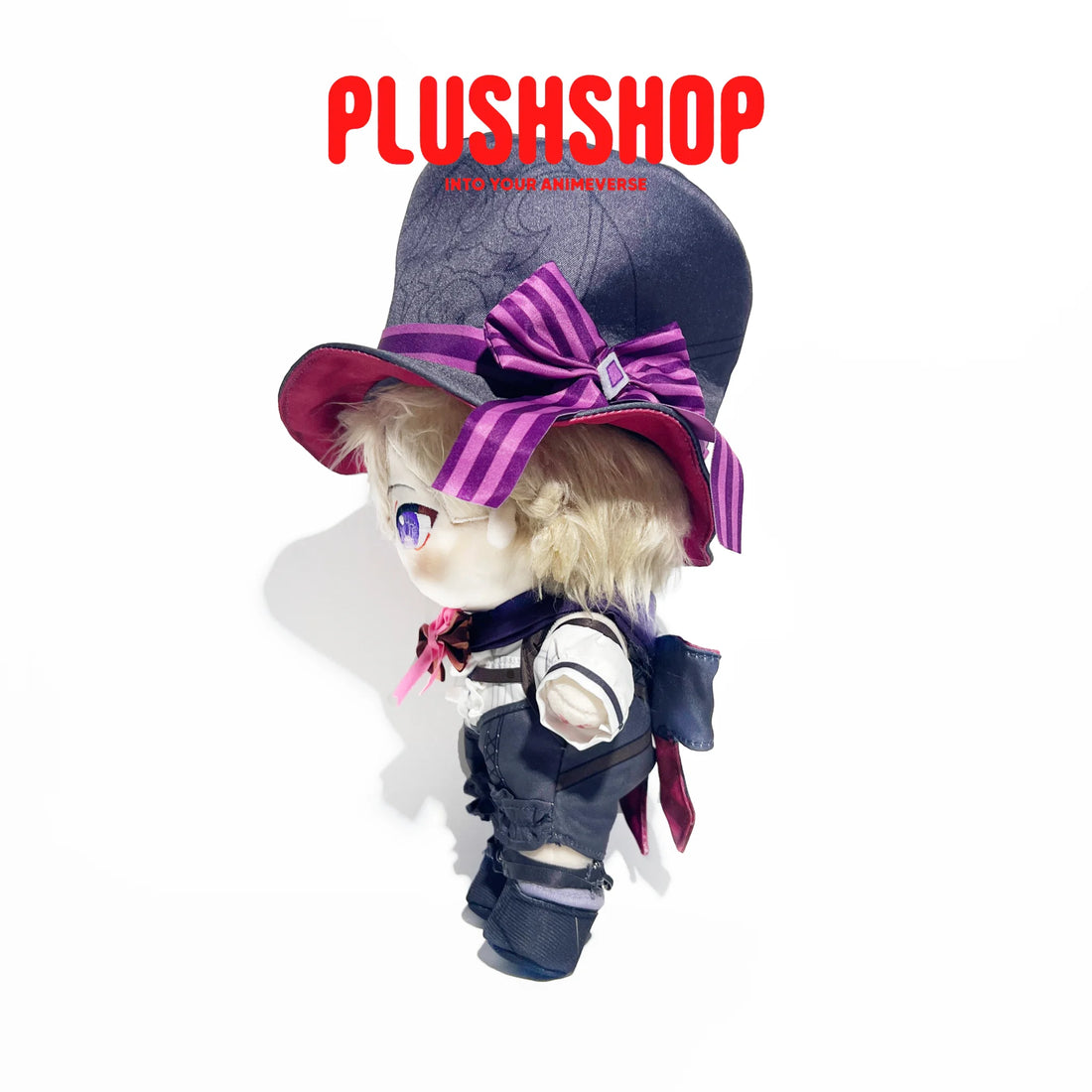 20Cm Genshin Impact Lyney Plush Cute Doll Outfit Changeable