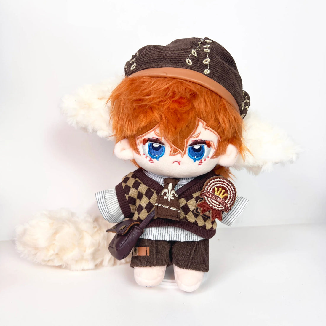 20Cm Bungo Stray Dogs Nakahara Chuuya Stuffed Plushie Outfit Changeable Naked Doll + Outfit 玩偶