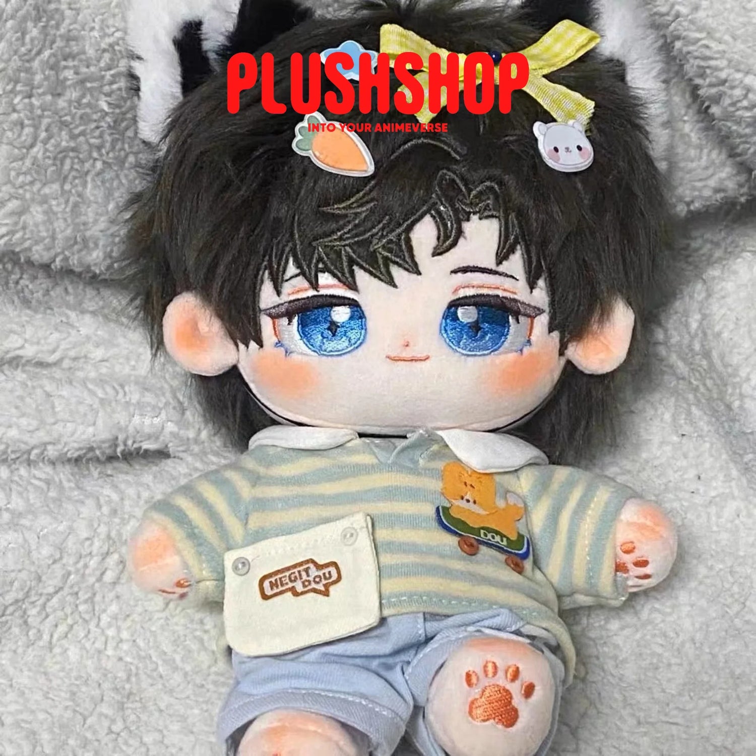 20Cm Tears Of Themis Artem Wing Stuffed Plushie Outfit Changeable Doll With Oufit 2 +Ear