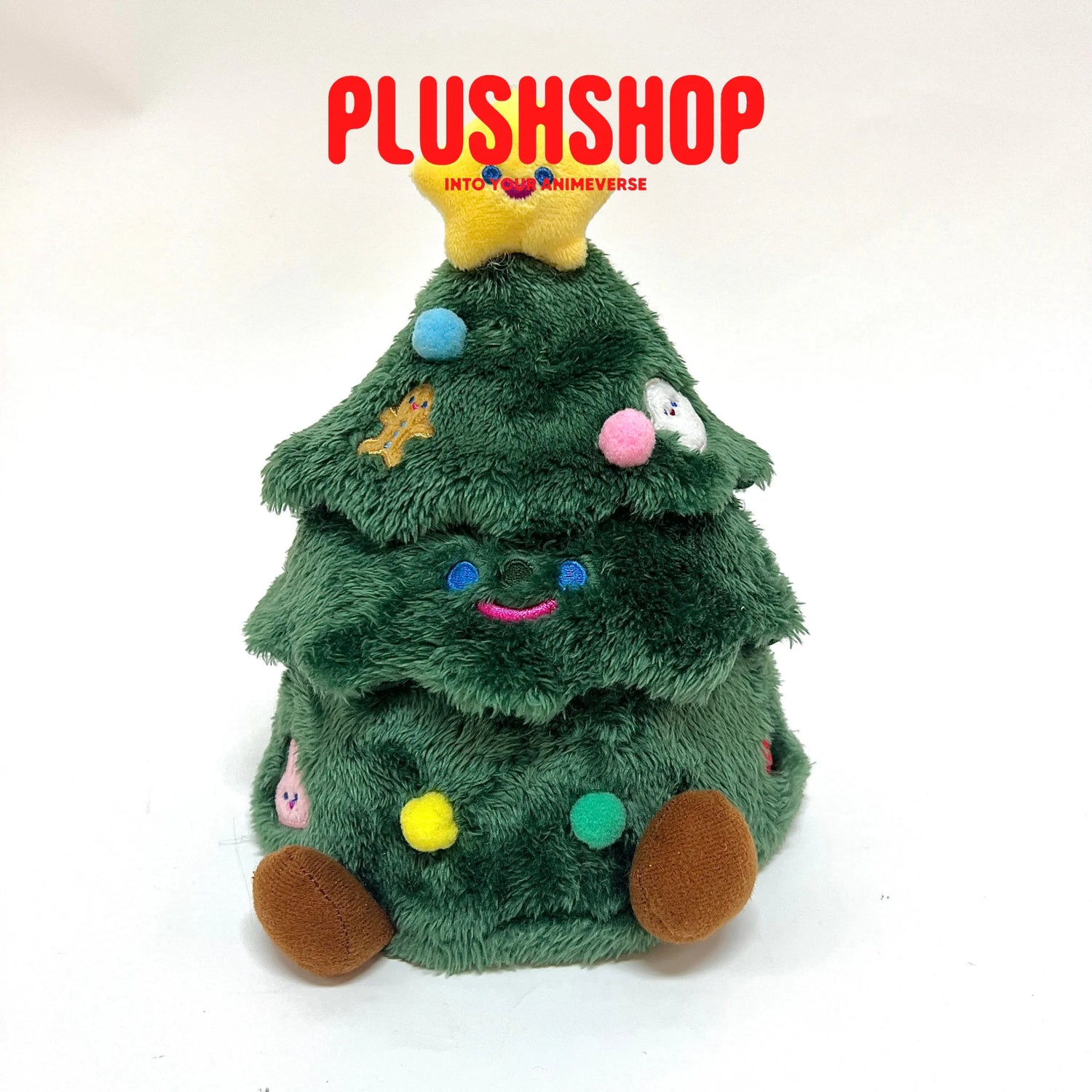 30Cm Cute Plush Christmas Tree Desktop Decoration Cotton Doll Outfit 毛绒装饰