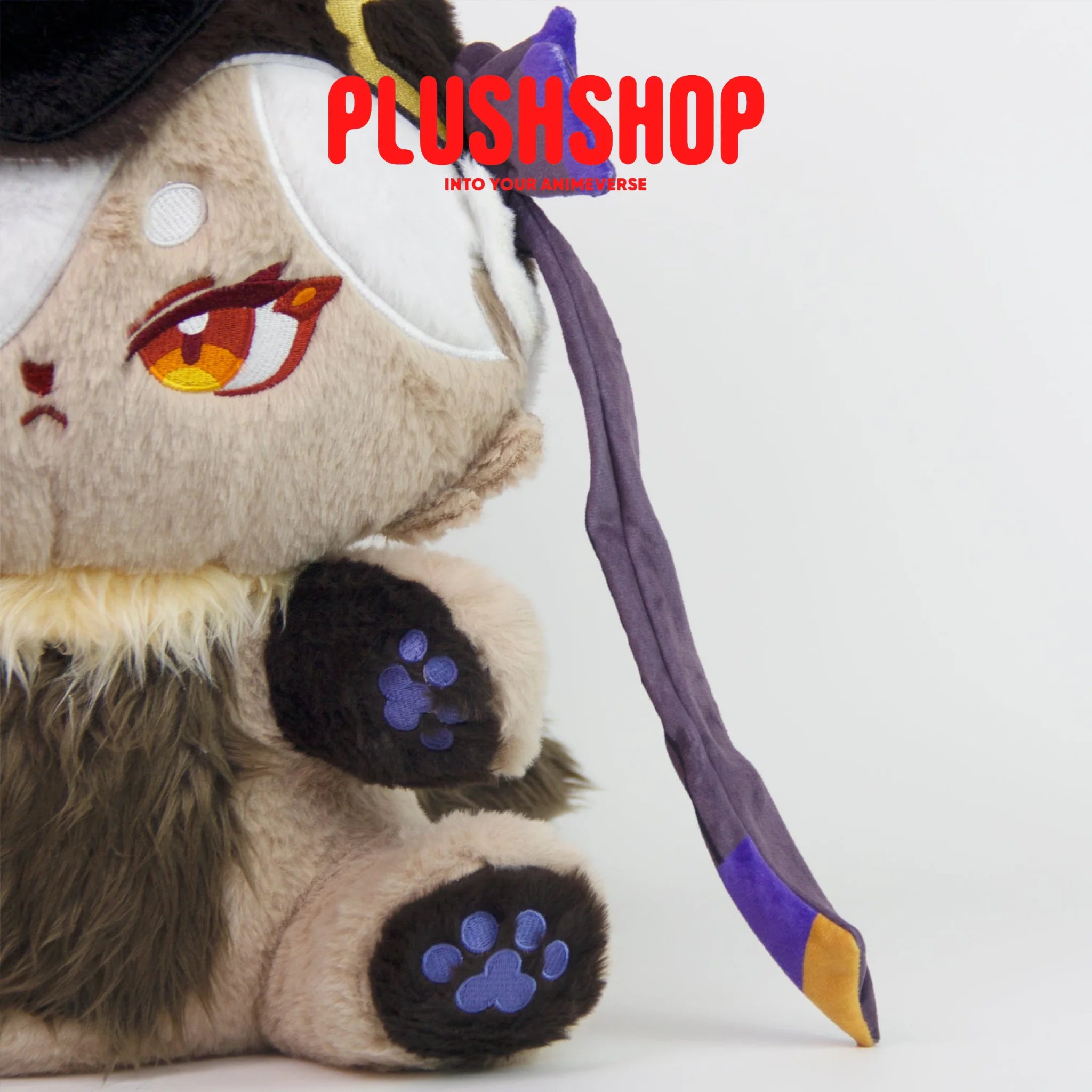「In Stock」45Cm Genshin Cat Cyno Plush Cynomeow 玩偶