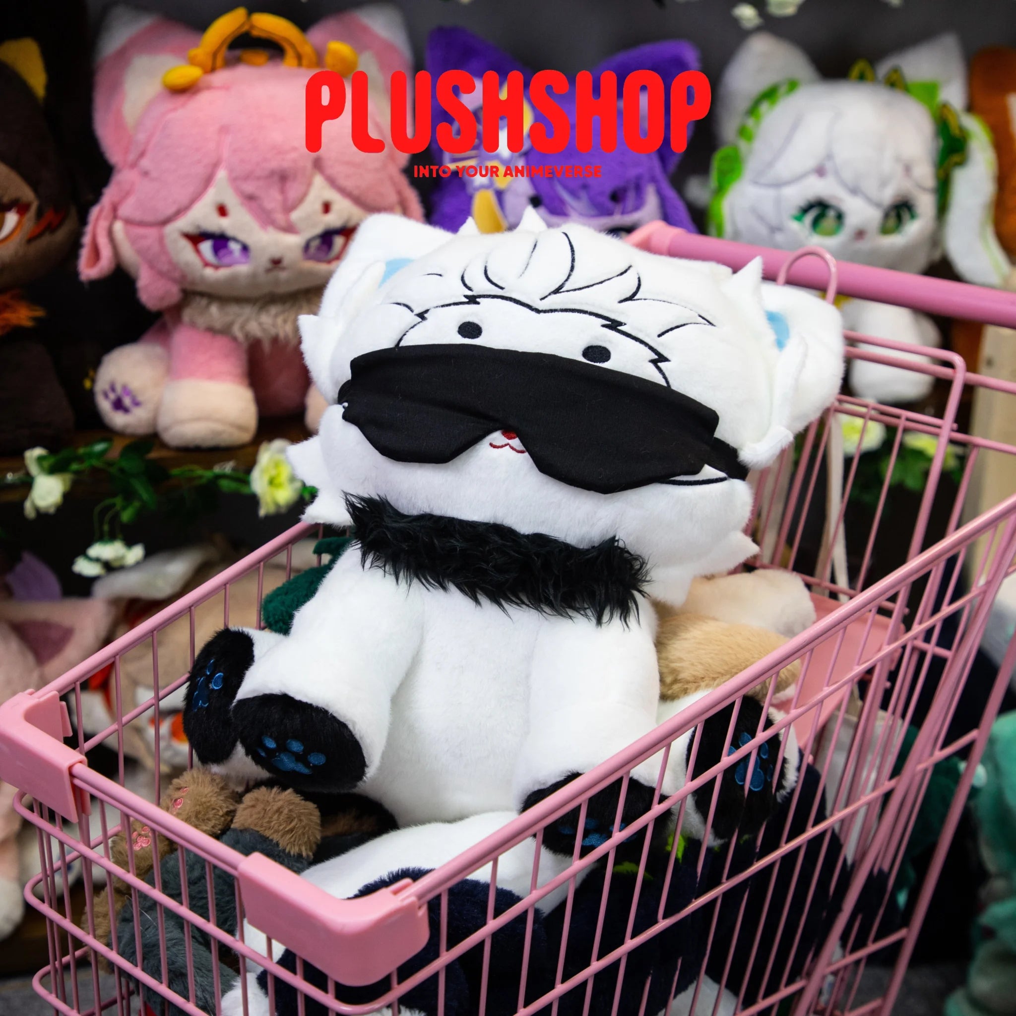 「Debut Sale」45Cm Jujutsu Kaisen Satoru Gojo Meow（Pre-Order） 玩偶