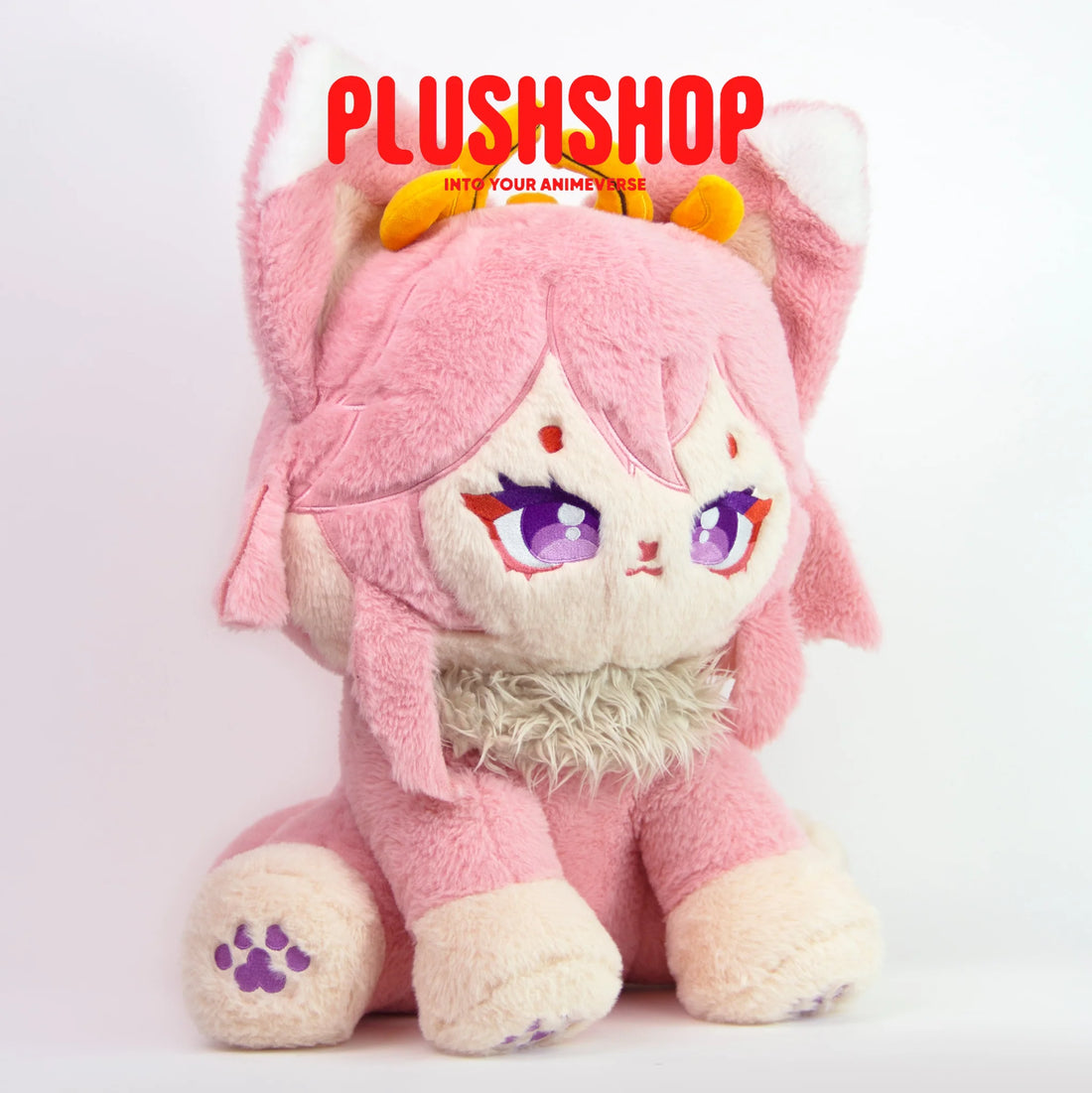 45Cm Genshin Cat Yea Miko Plush Mikomeow Cute Puppet (Pre-Order)