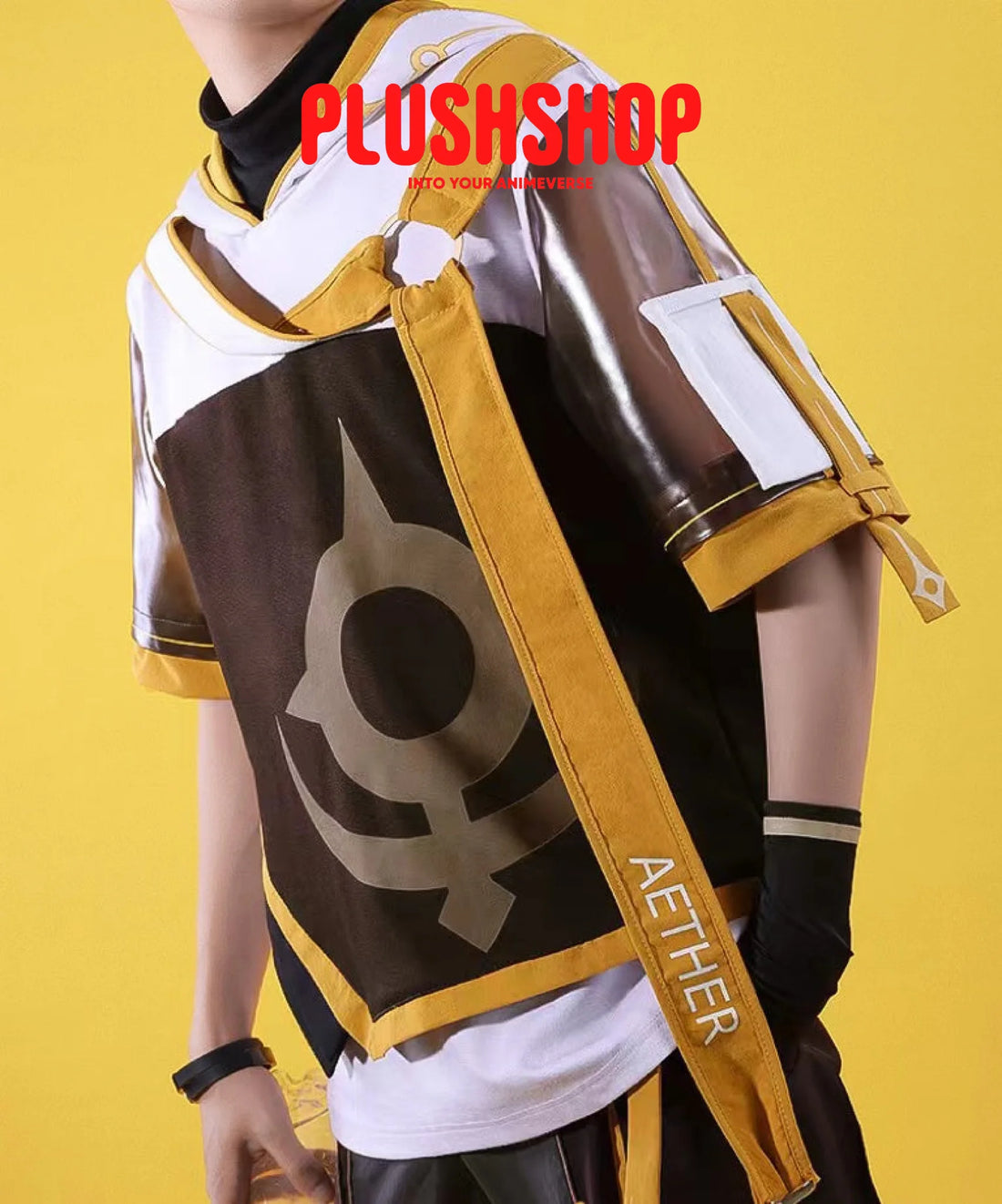Genshin Aether Cosplay Costume Full Set For Man Castual Wearing