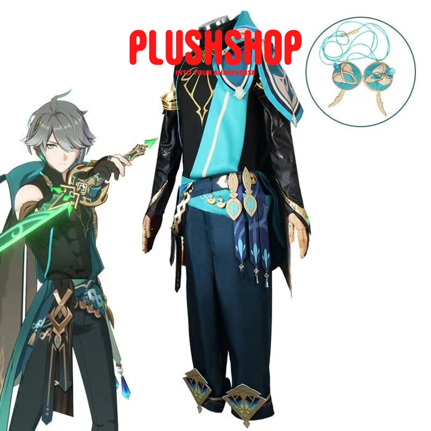 Genshin Impact Alhaitham Cosplay Outfit Clohes