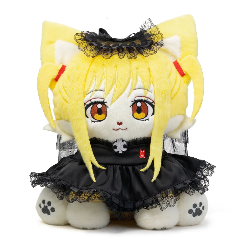 Black Wedding Dress For 17IN Meow Black Wedding Dress(Pre order: ship by Mar 15 ~ Apr 15) 玩偶