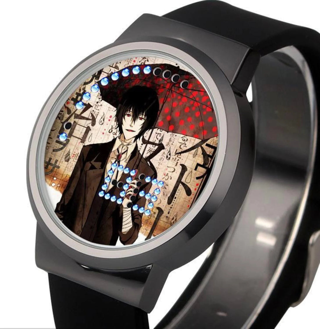Bungo Stray Dogs Characters Led Animation Watch Peripheral Waterproof Touch Screen 1 手表
