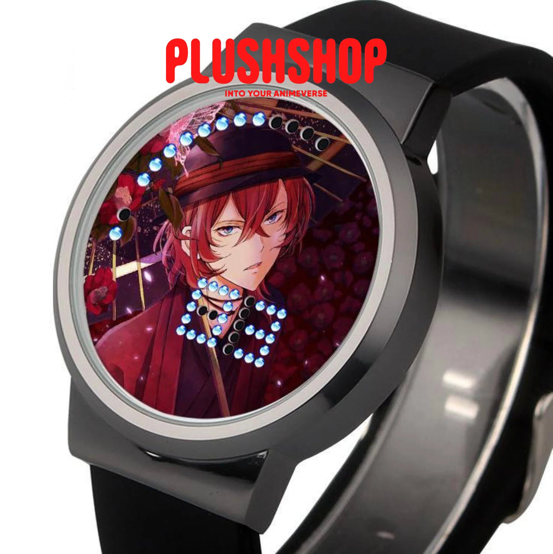 Bungo Stray Dogs Characters Led Animation Watch Peripheral Waterproof Touch Screen 2 手表