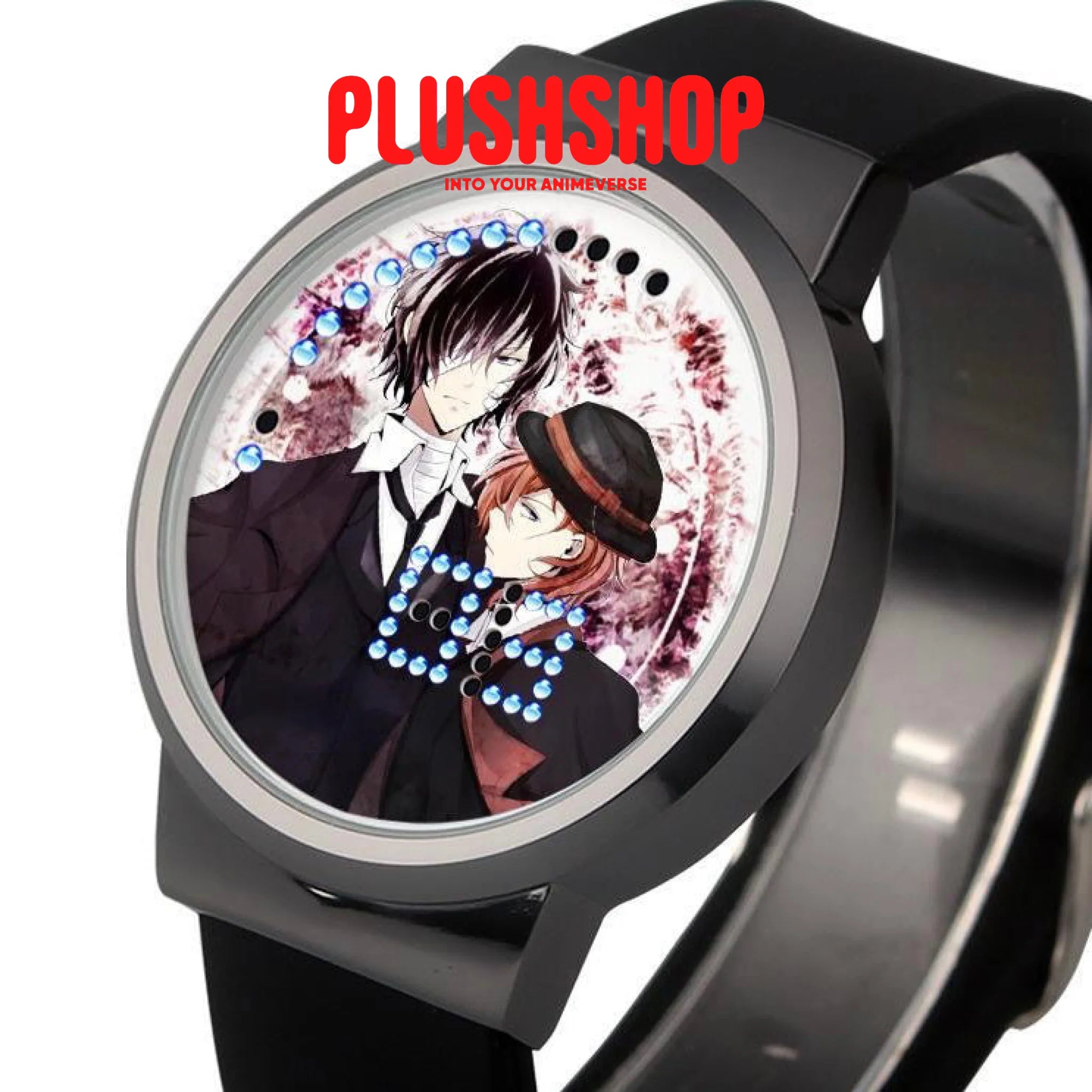 Bungo Stray Dogs Characters Led Animation Watch Peripheral Waterproof Touch Screen 3 手表