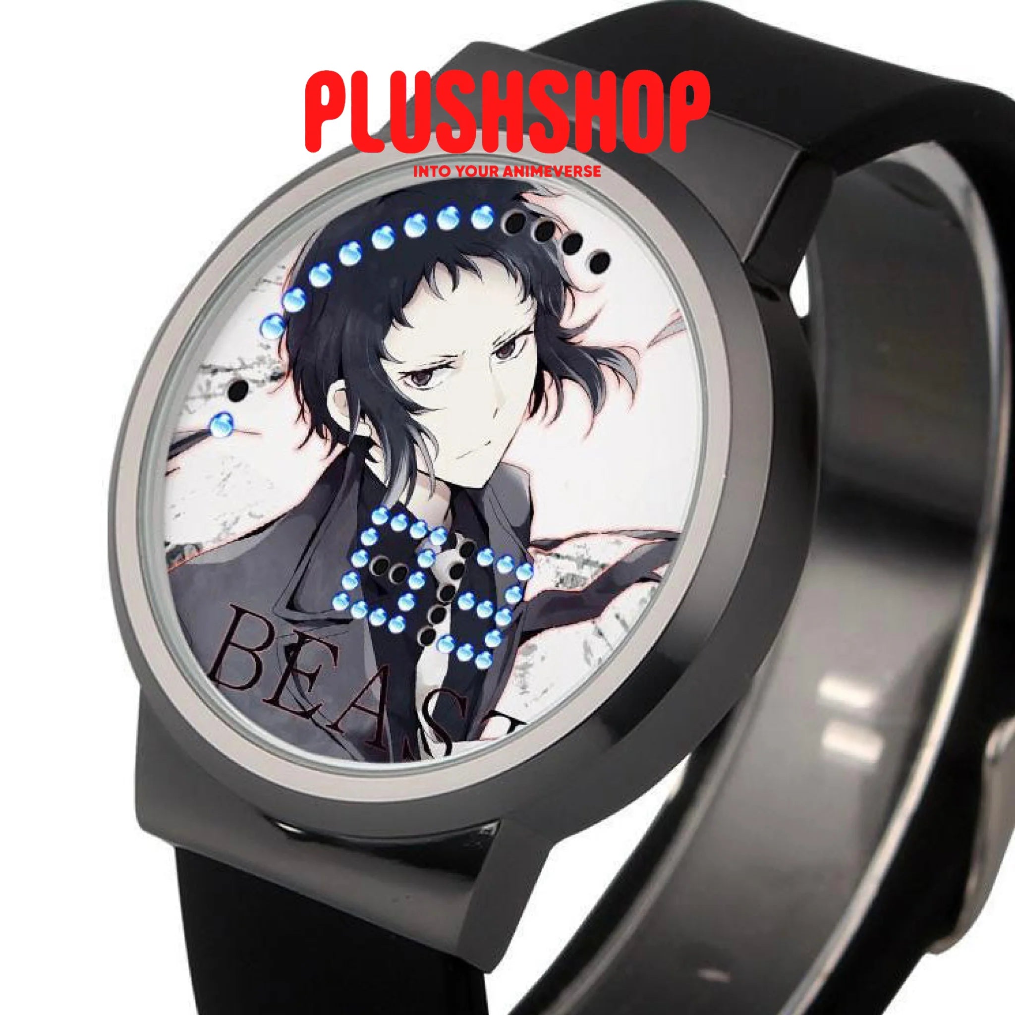 Bungo Stray Dogs Characters Led Animation Watch Peripheral Waterproof Touch Screen 4 手表
