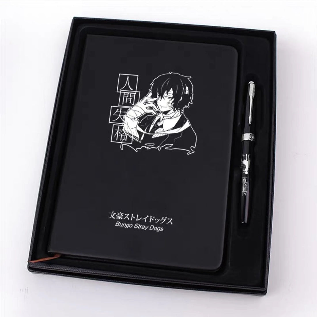 Bungo Stray Dogs Characters Theme Notebook Ballpoint Pen Set Dazai Osamu / Whole Set 本子