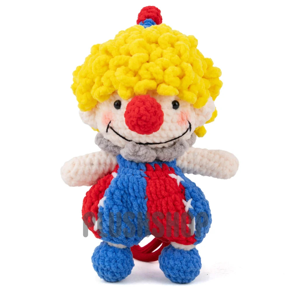 Crochet Clown Keychain - 6inch Crochet Clown (IN STOCK) - 玩偶