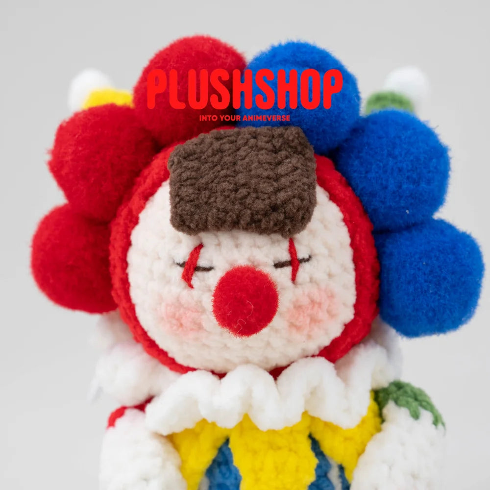 Crochet Clown Keychain - 6inch Crochet Clown (IN STOCK) - 玩偶