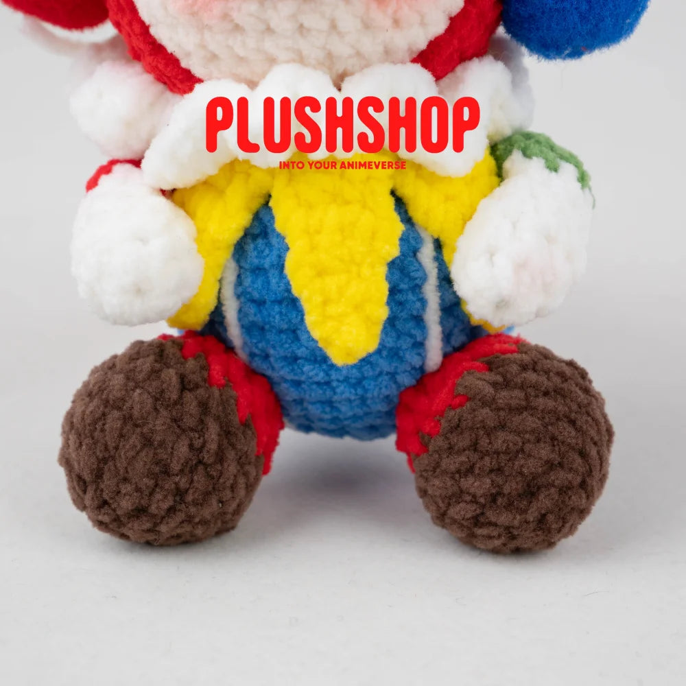 Crochet Clown Keychain - 6inch Crochet Clown (IN STOCK) - 玩偶