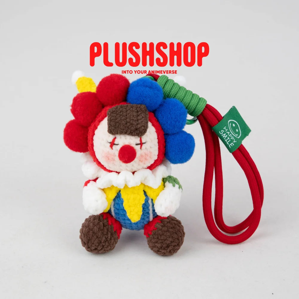 Crochet Clown Keychain - 6inch Crochet Clown (IN STOCK) - 玩偶