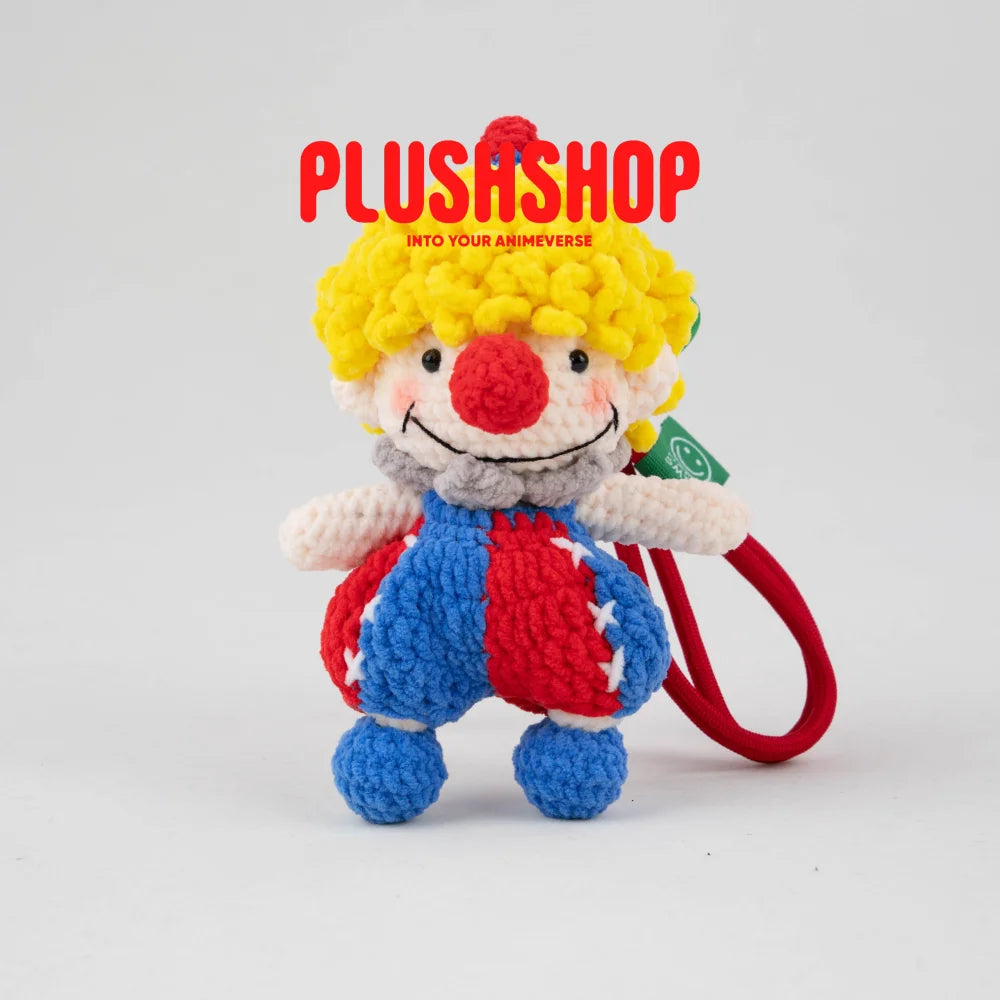 Crochet Clown Keychain - 6inch Crochet Clown (IN STOCK) - 玩偶