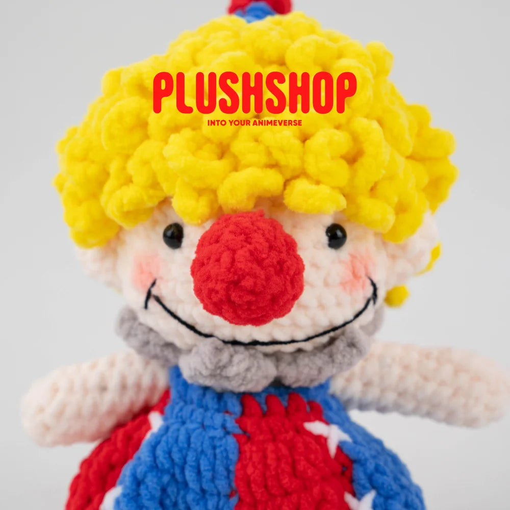 Crochet Clown Keychain - 6inch Crochet Clown (IN STOCK) - 玩偶