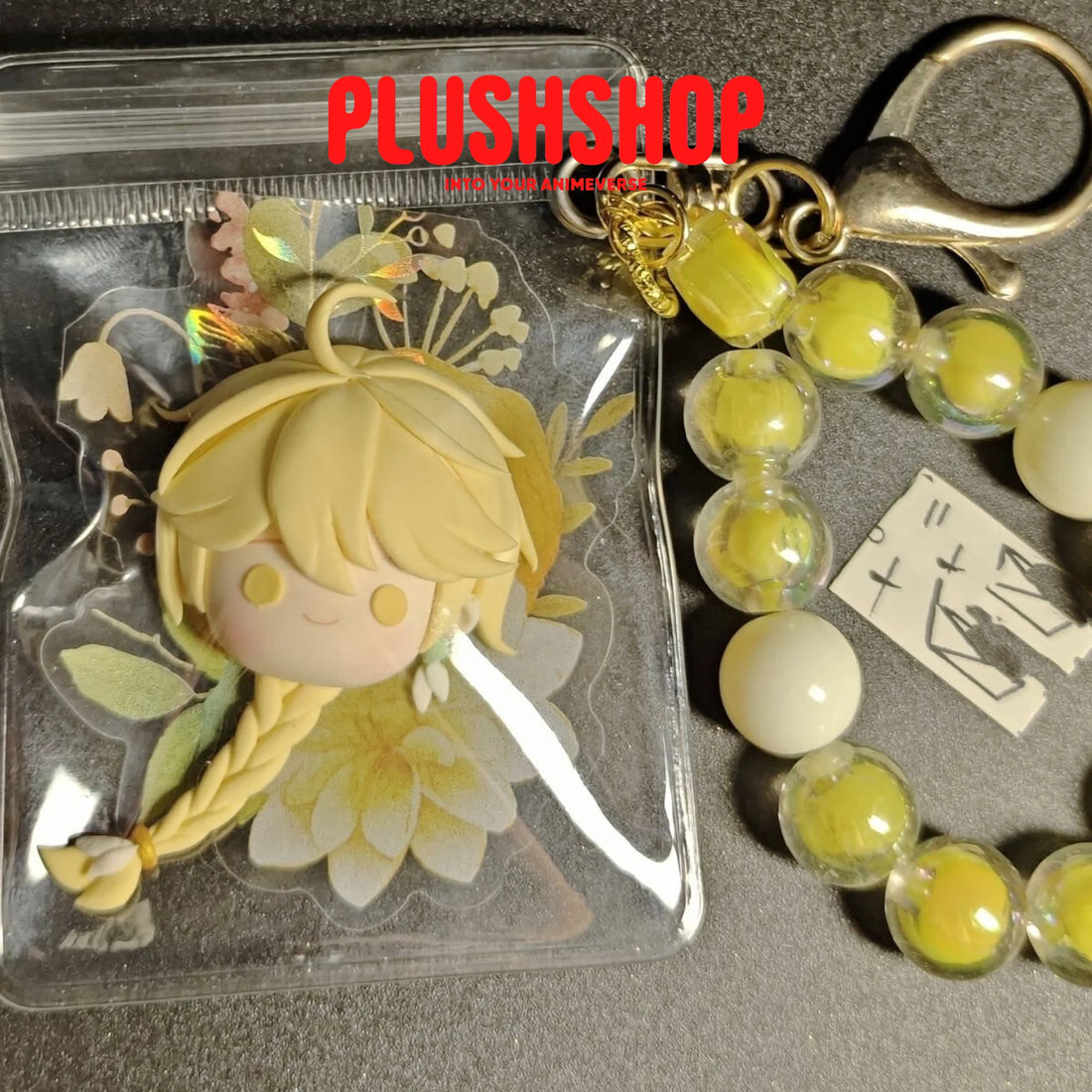 Customized Handmade Ultra Light Clay Genshin Aether Diy Figure Keychain