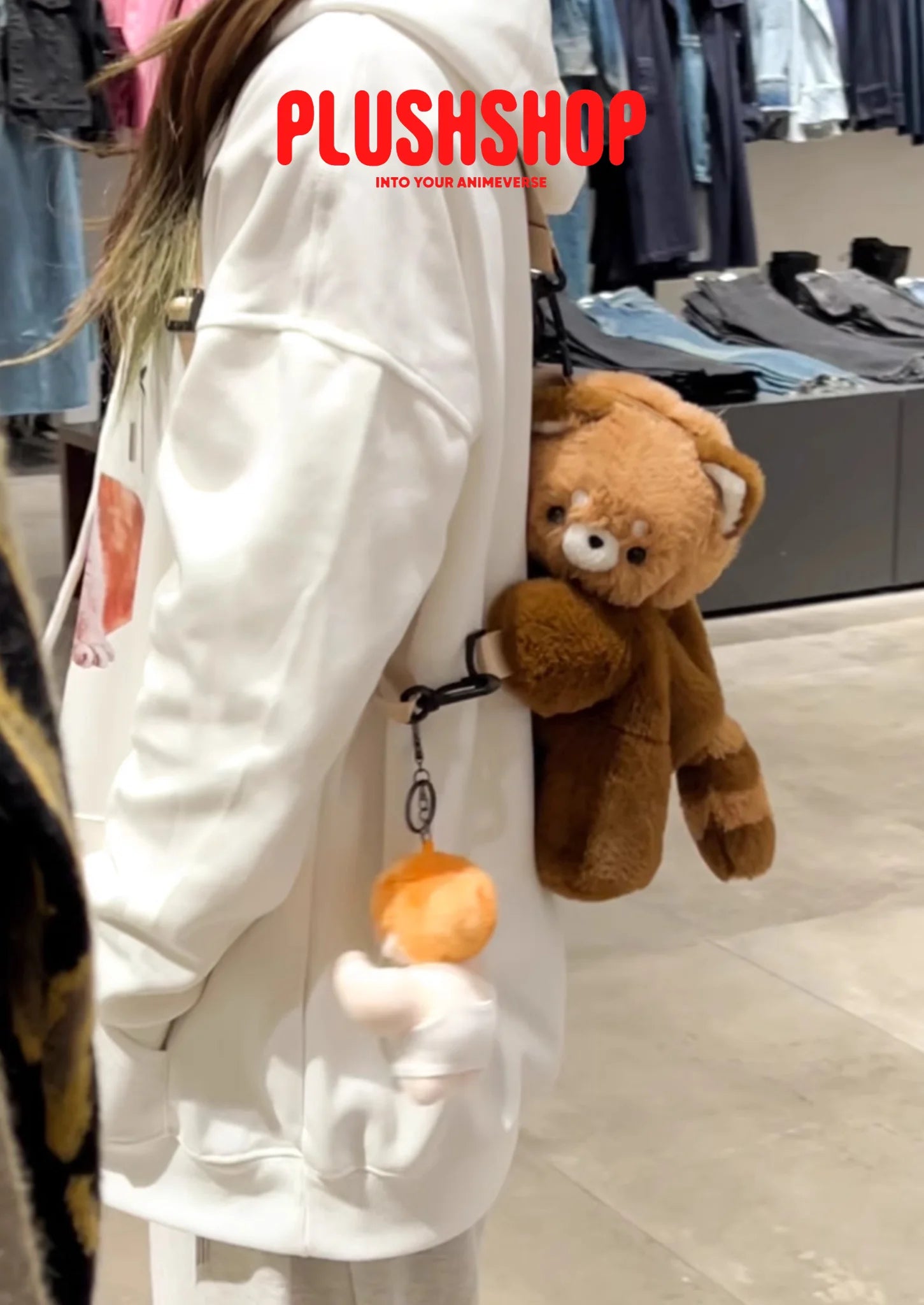 Cute Red Panda Plush Bag Style B（Pre-Order） 女士背包