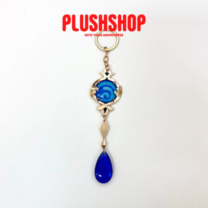 Genshin Impact Character Furina Vision Keychain Brooch Necklace 钥匙扣