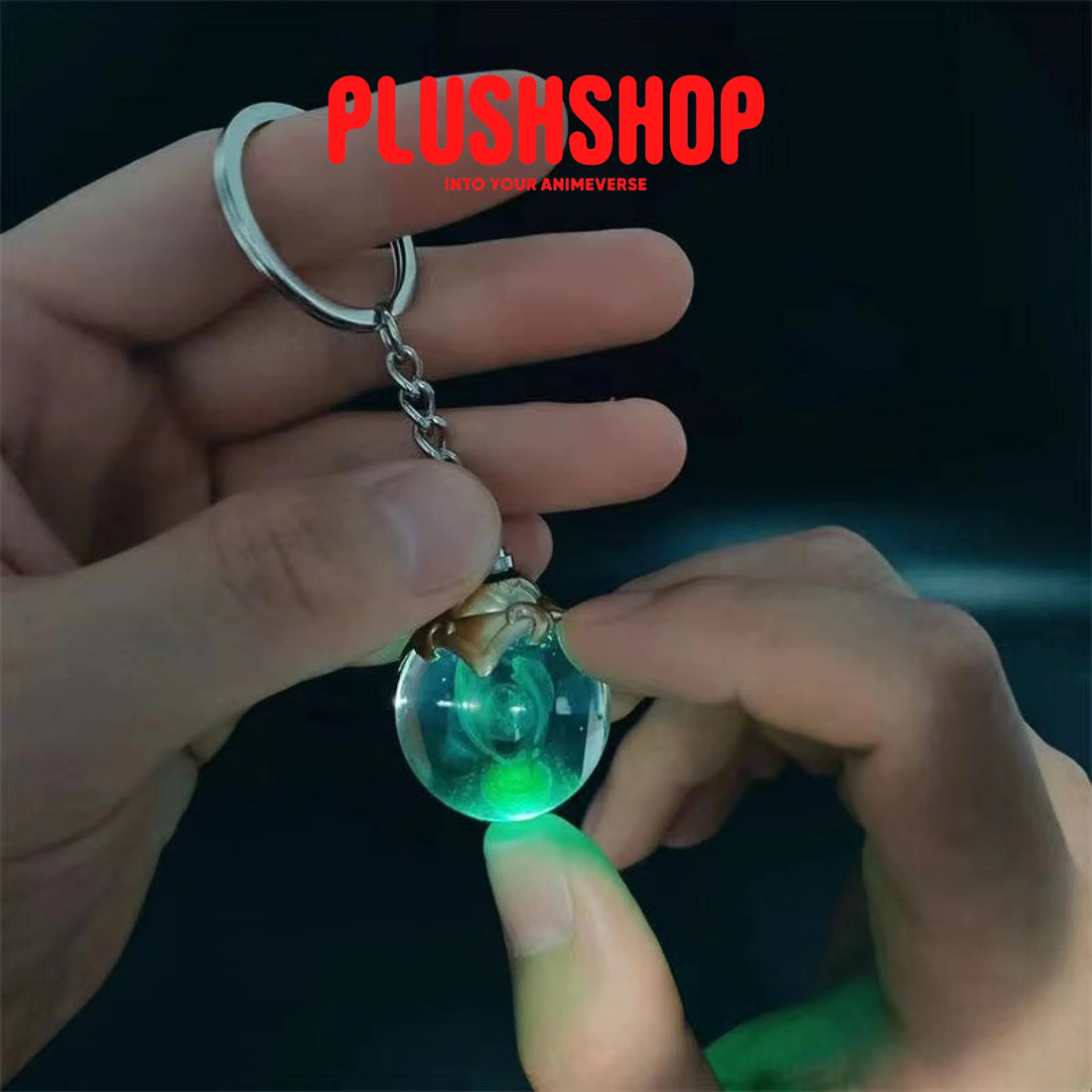 Genshin Impact Glass Ball Luminous Keychain Accessory 1 (Buy 2 Get Free Shipping)