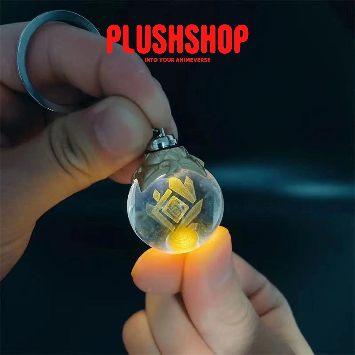 Genshin Impact Glass Ball Luminous Keychain Accessory 2(Buy 2 Get Free Shipping)