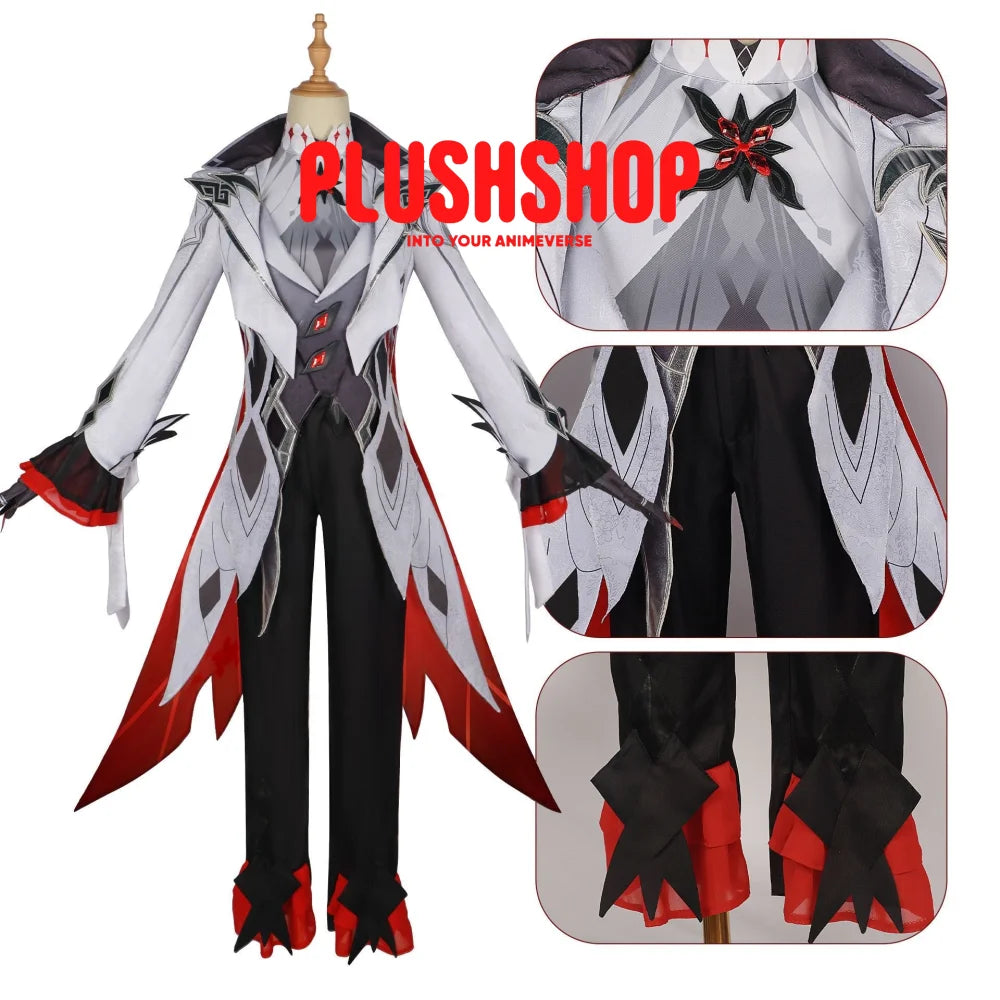 Genshin Impact Arlecchino Cosplay Costume Full Set Cosplay 套装